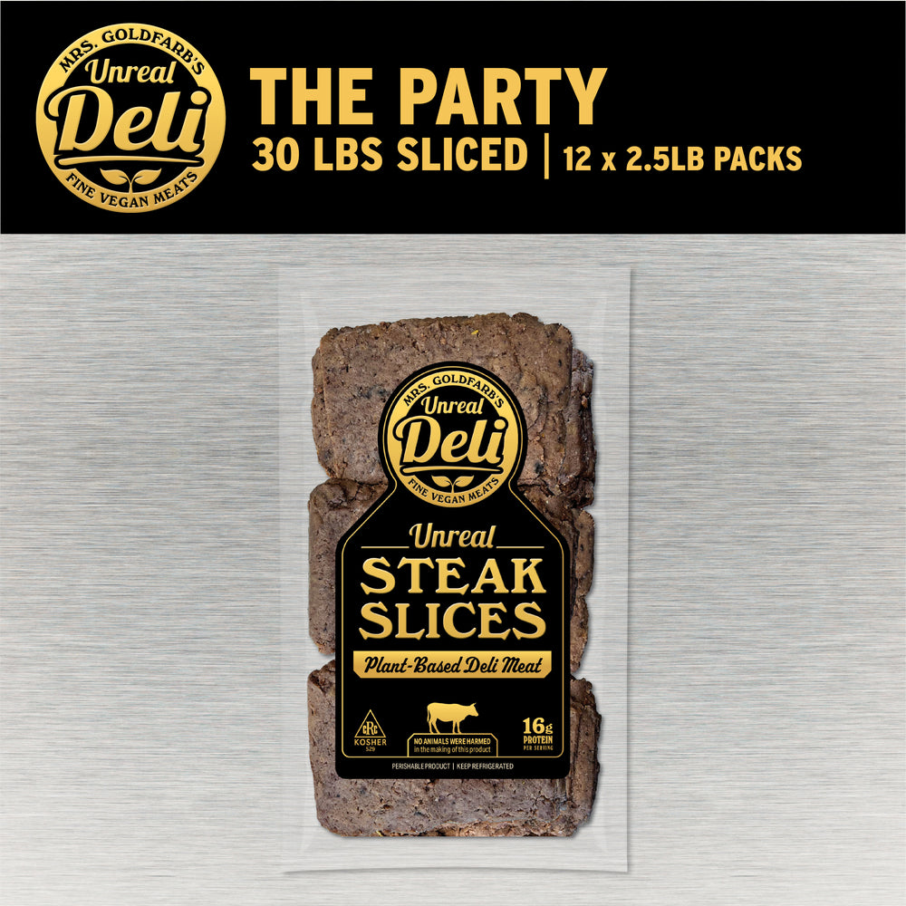 
                  
                    The Party Steak - 30 lbs Sliced
                  
                