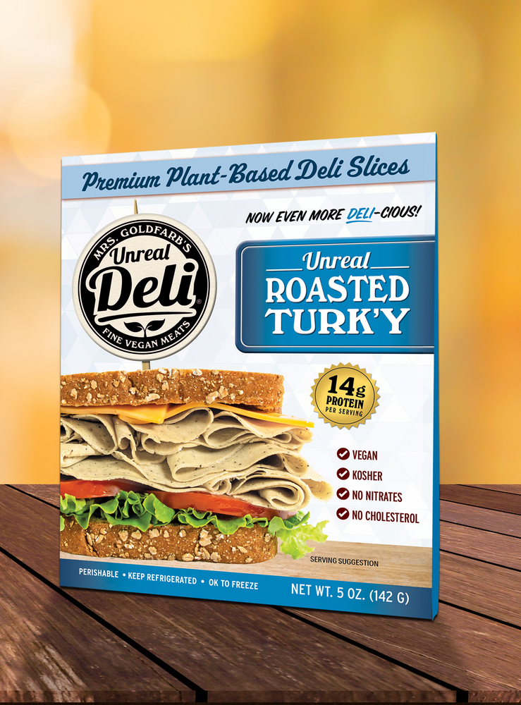 Unity Corn Beef Unreal Deli Corned Beef – Vegan & Plant Based Corned Beef Slices – GDMJB
