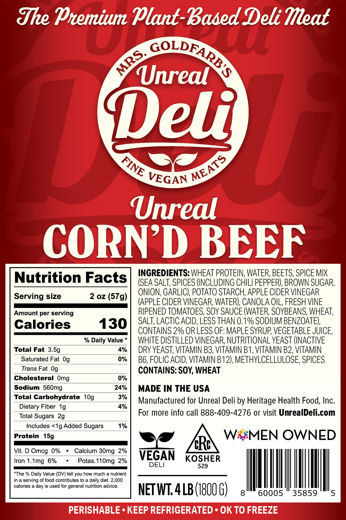 
                  
                    The Deli Maven Corn'd Beef - 32 lbs Unsliced
                  
                