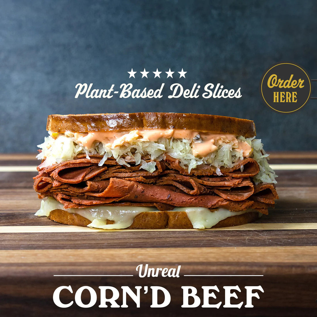 Unreal Deli, Home of the World's First PlantBased, Vegan Corned Beef
