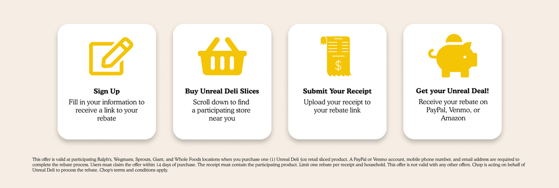 Free Item Chop Rebate Unreal Deli free-item-chop-rebate-unreal-deli