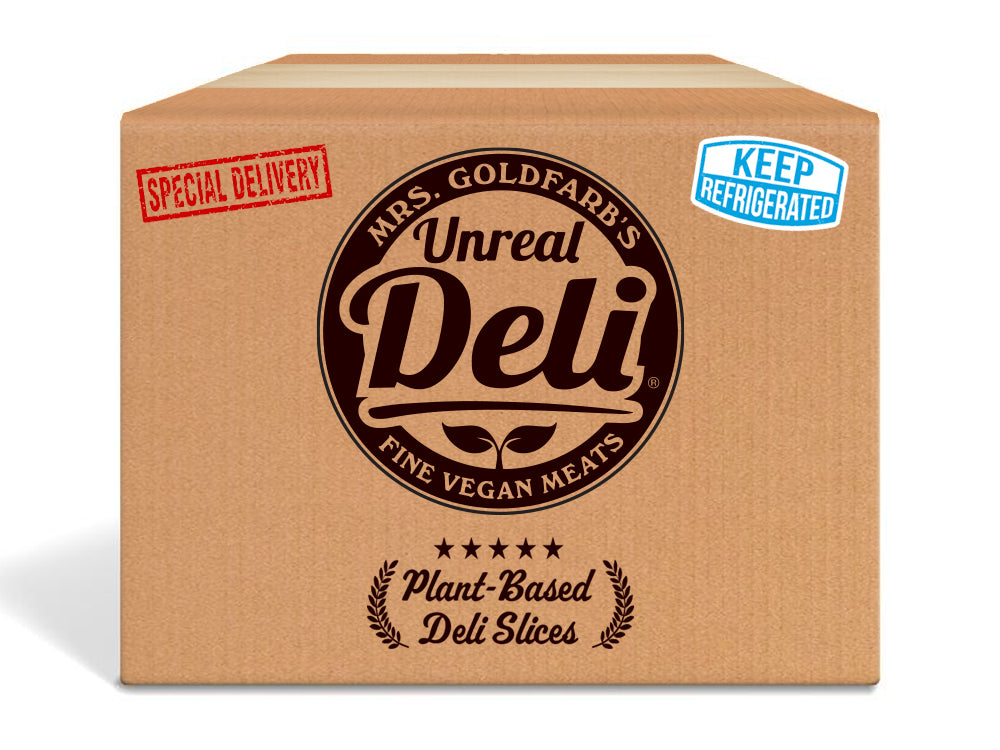 Unreal Deli Plant-Based Vegan Steak Slab 4 lb. - 2/Case