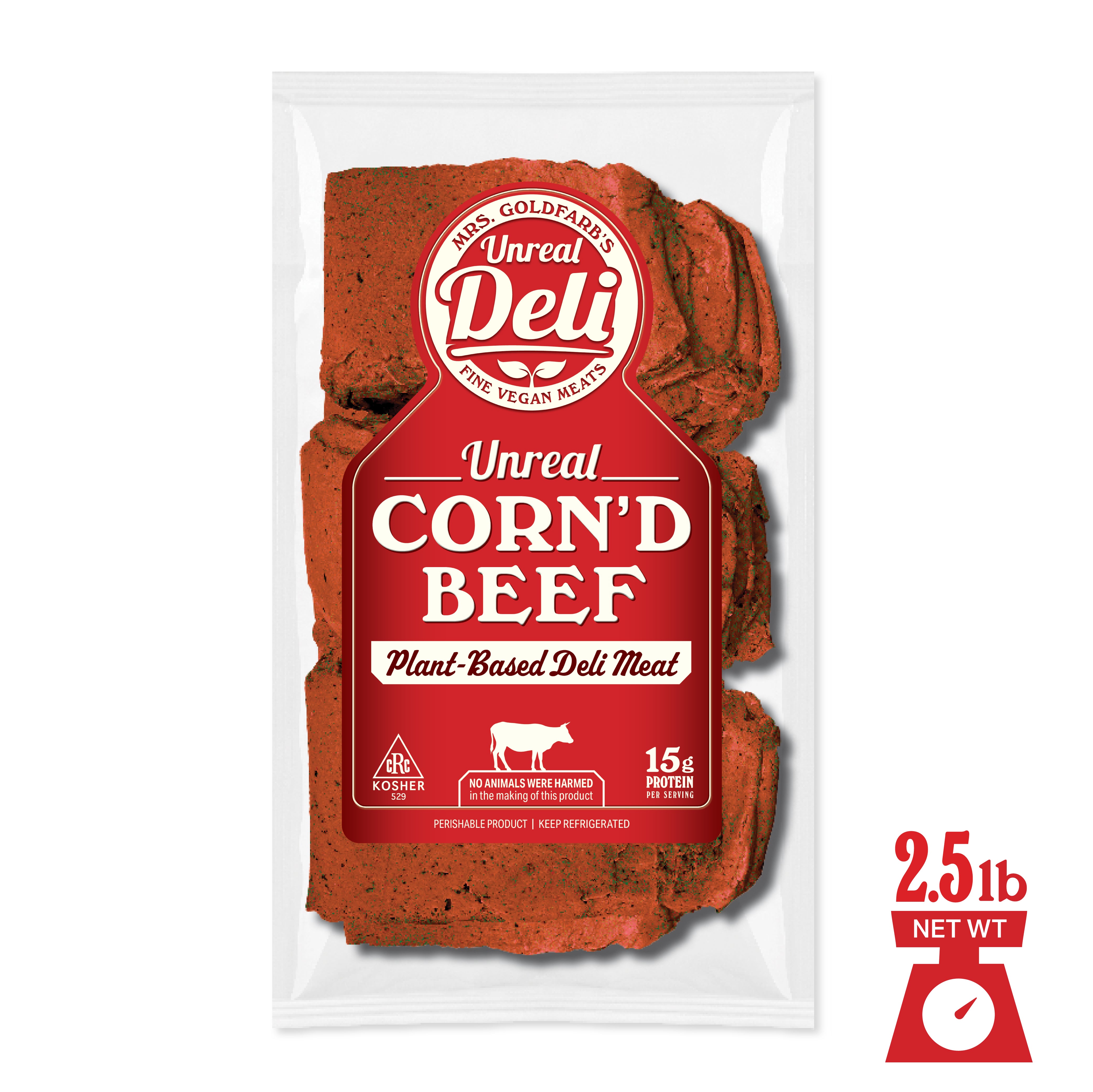 Vegan & Plant Based Corned Beef Slices Unreal Deli