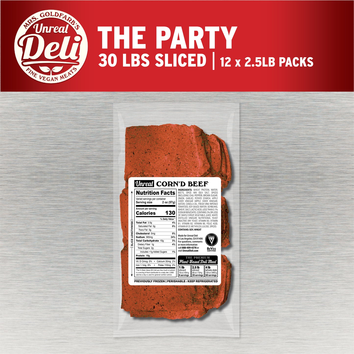 
                  
                    The Party Corn'd Beef - 30 lbs Sliced
                  
                