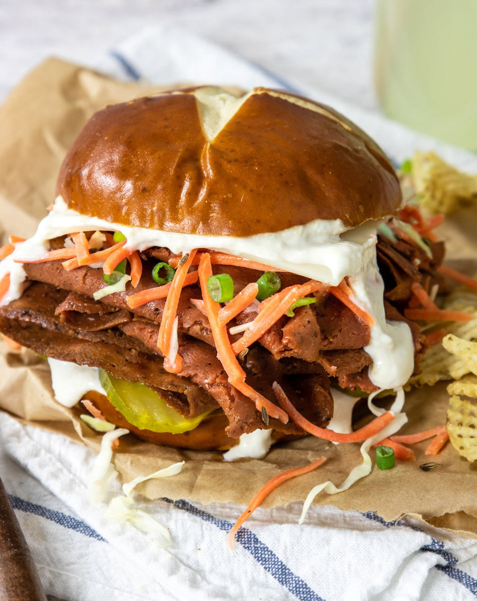 Plant Based Corned Beef Slices Wholesale Unreal Deli